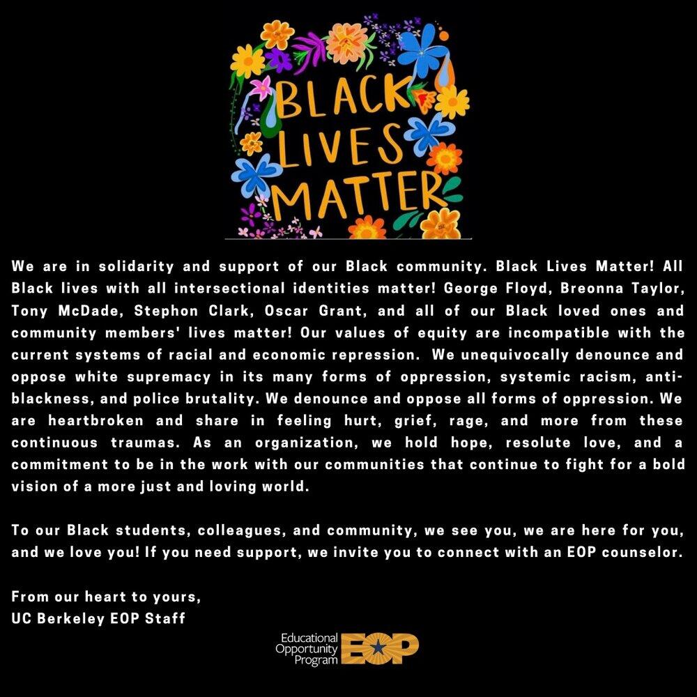 black lives matter solidarity poster