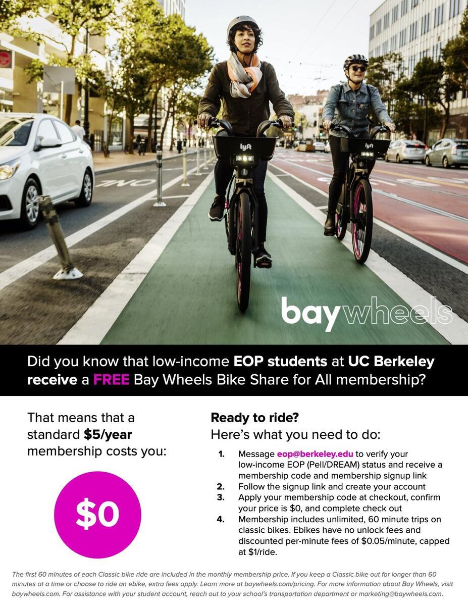 bay wheels bike share for all