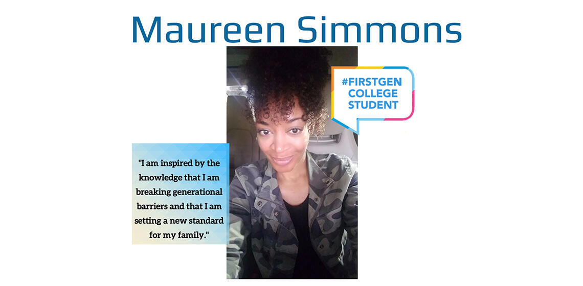 Maureen Simmons first generation college student
