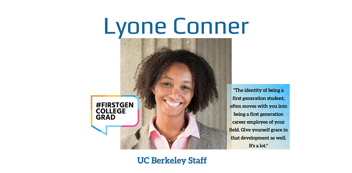 Lyone Conner first generation college grad profile