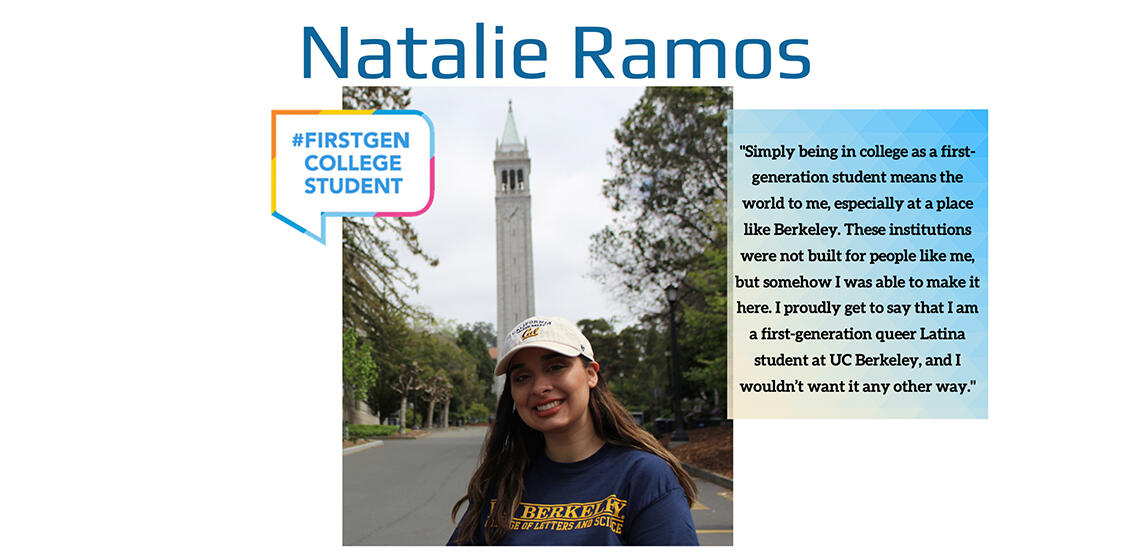 Natalie Ramos first generation college student