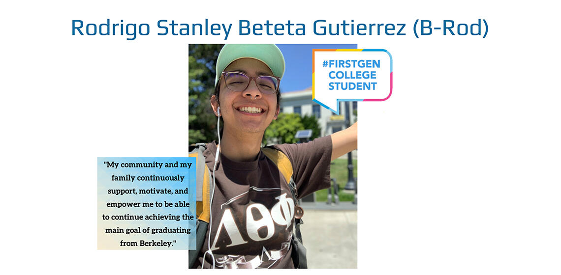 Rodrigo Stanley Beteta Gutierrez first generation college student profile