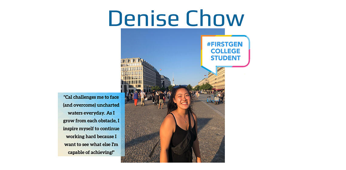 Denise Chow first generation college student profile