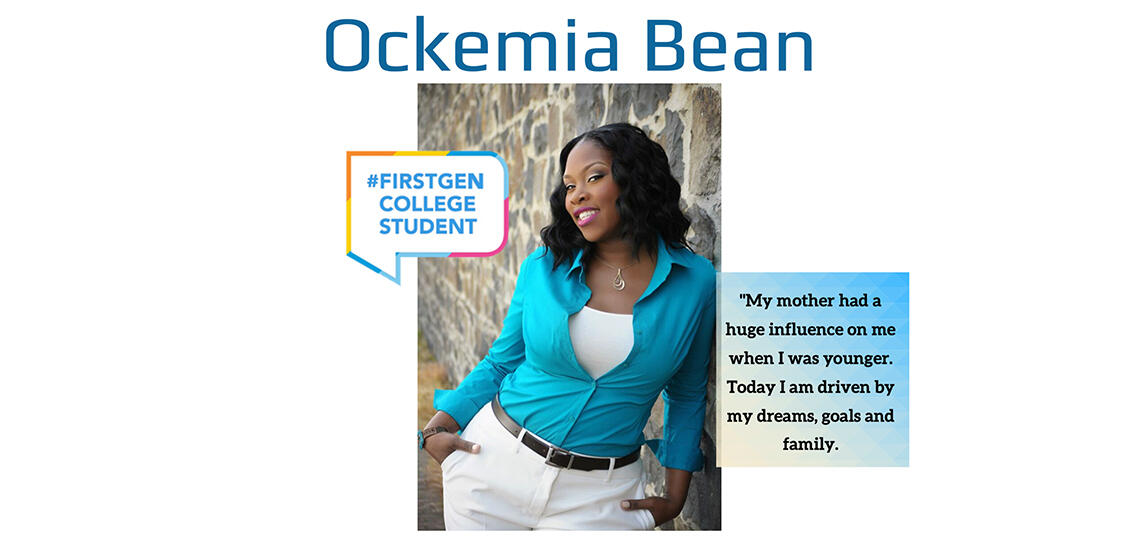Ockemia Bean first generation college student profile