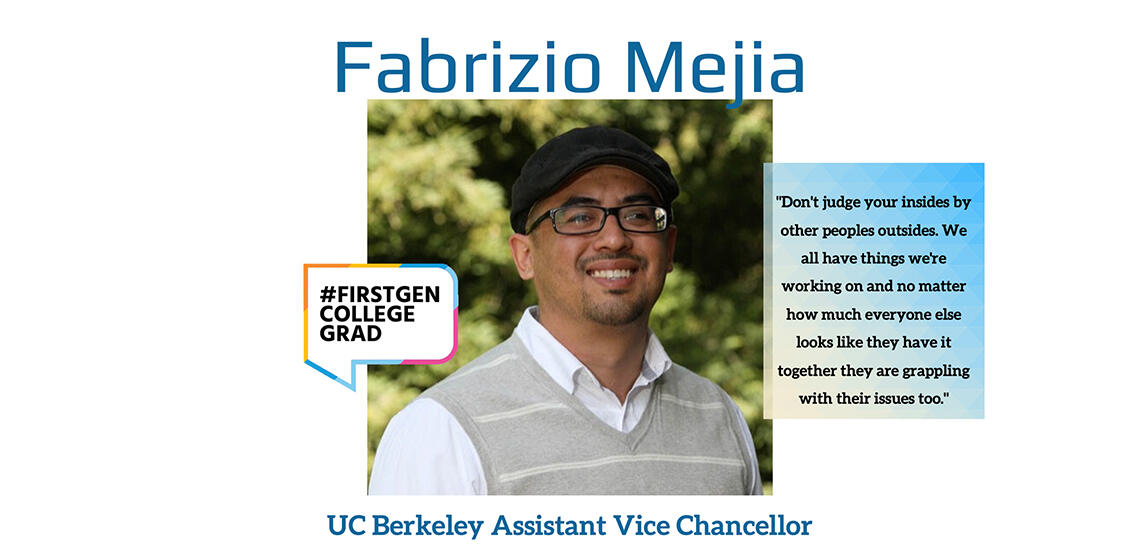 Fabrizio Mejia first generation college grad profile