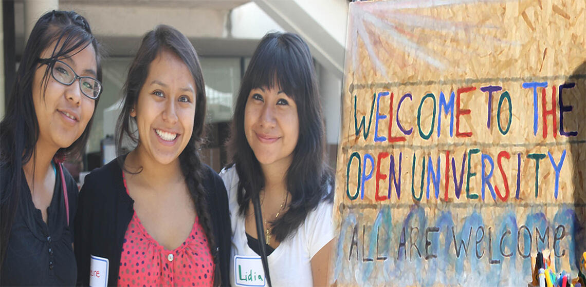 EOP students at a welcome event at UC Berkeley