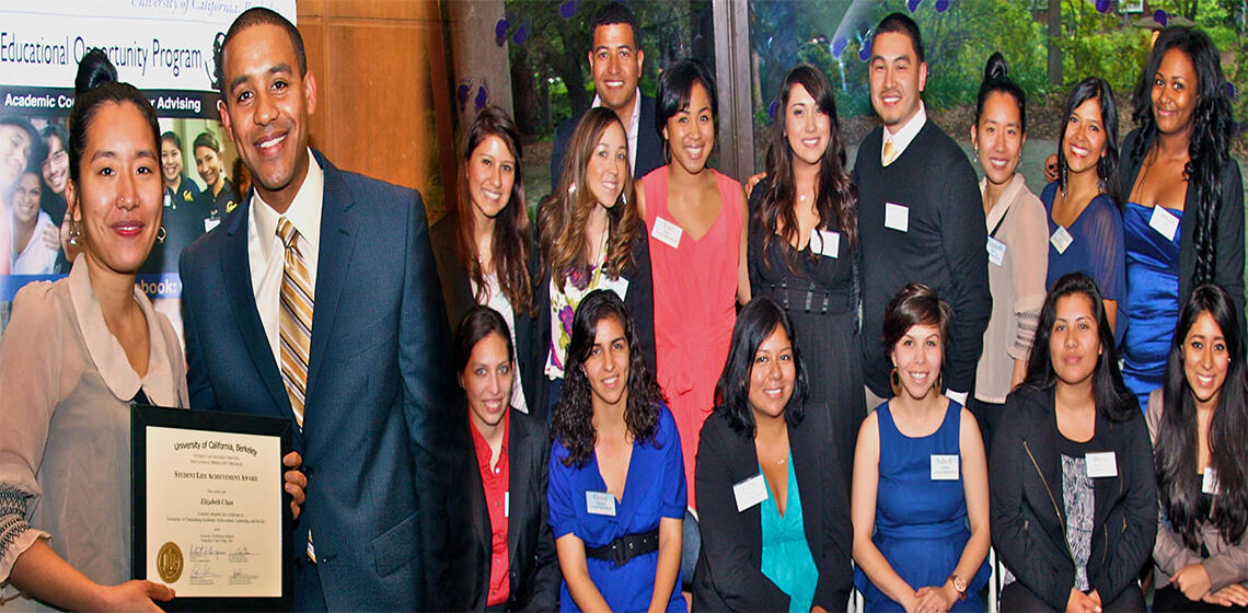 EOP students at an event at UC Berkeley